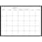 WallPops Clear with Black Edge Monthly Dry Erase Calendar